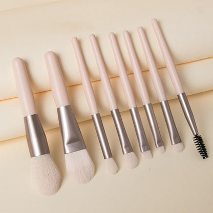 8-Piece Travel Brush Set With Case