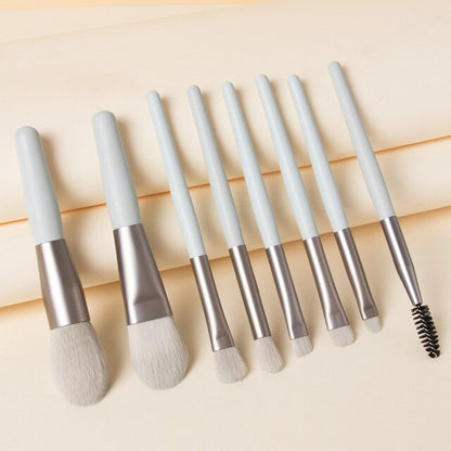 8-Piece Travel Brush Set With Case
